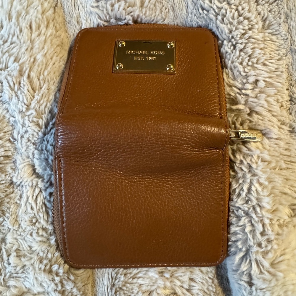 Michael Kors Brown Leather Wallet - Picture 2 of 7